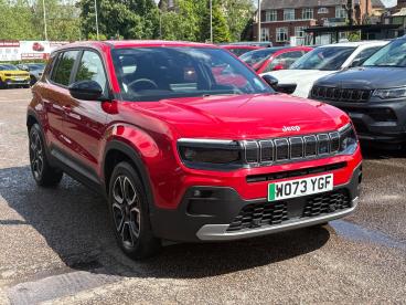 SPOTICAR Jeep Avenger 54kwh Summit Auto 5dr Used Car - Suv Electric Red - Leicester - 1200602753_1