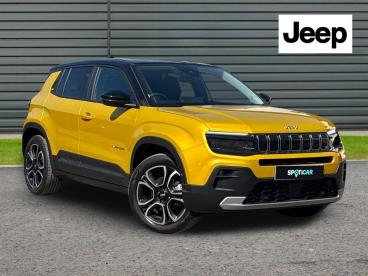 SPOTICAR Jeep Avenger 54kwh E-summit Auto 5dr Used Car - Suv Electric Yellow - Horsham - 1200603163_1