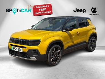 SPOTICAR Jeep Avenger 54kwh E-summit Auto 5dr Used Car - Suv Electric Yellow - West Thurrock Grays - 1200611171_1