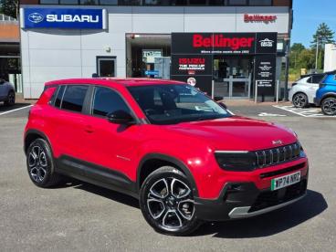 SPOTICAR Jeep Avenger 54kwh E-summit Auto 5dr Used Car - Suv Electric Red - Wantage - 1200611242_1
