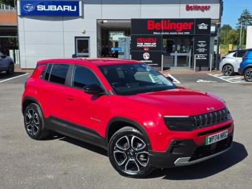SPOTICAR Jeep Avenger 54kwh E-summit Auto 5dr Used Car - Suv Electric Red - Wantage - 1200611242_5