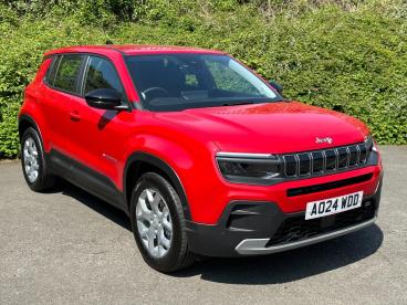 SPOTICAR Jeep Avenger 1.2 Altitude Euro 6 (s/s) 5dr Used Car - Suv Petrol Red - Northampton - 1200614418_1