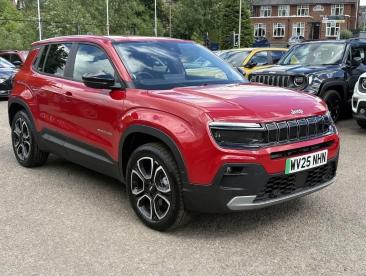 SPOTICAR Jeep Avenger 54kwh E-summit Auto 5dr Used Car - Suv Electric Red - Leicester - 1200623381_1
