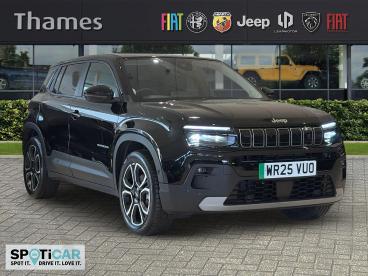 SPOTICAR Jeep Avenger 54kwh E-summit Auto 5dr Used Car - Suv Electric Red - Slough - 600624826_1