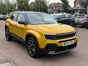 SPOTICAR Jeep Avenger 1.2 Summit Euro 6 (s/s) 5dr Used Car - Suv Petrol Yellow - Leicester - 1200627240_1