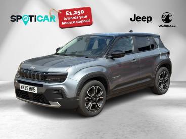 SPOTICAR Jeep Avenger 1.2 Summit Euro 6 (s/s) 5dr Used Car - Suv Petrol Grey - West Thurrock Grays - 1200628183_1