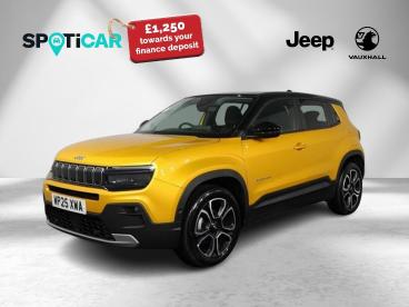 SPOTICAR Jeep Avenger 1.2 Summit Euro 6 (s/s) 5dr Used Car - Suv Petrol Yellow - West Thurrock Grays - 1200633765_1