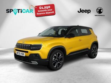 SPOTICAR Jeep Avenger 1.2 Summit Euro 6 (s/s) 5dr Used Car - Suv Petrol Yellow - West Thurrock Grays - 1200633771_1