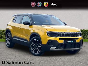 SPOTICAR Jeep Avenger 1.2 Summit Euro 6 (s/s) 5dr Used Car - Suv Petrol Yellow - Colchester - 1200636933_1