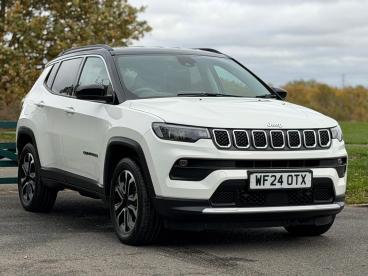 SPOTICAR Jeep Compass 1.3 Gse T4 11.4kwh Limited Auto 4xe Euro 6 (s/s) 5 Used Car - Suv Plug-in Hybrid White - Balsall Common - 1200554226_1