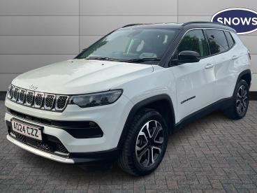 SPOTICAR Jeep Compass 1.3 Gse T4 11.4kwh Limited Auto 4xe Euro 6 (s/s) 5 Used Car - Suv Plug-in Hybrid White - Southampton - 1200554593_3