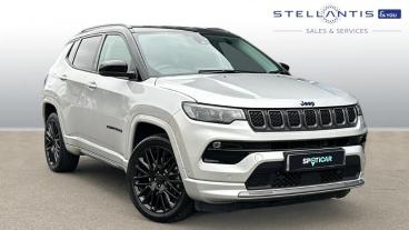 SPOTICAR Jeep Compass 1.3 Gse T4 11.4kwh S Auto 4xe Euro 6 (s/s) 5dr Used Car - Suv Plug-in Hybrid Silver - Bristol - 1200555004_1