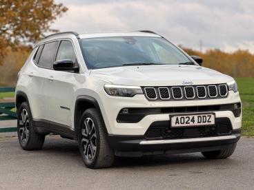SPOTICAR Jeep Compass 1.3 Gse T4 11.4kwh Limited Auto 4xe Euro 6 (s/s) 5 Used Car - Suv Plug-in Hybrid White - Balsall Common - 1200556312_1