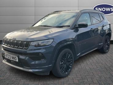 SPOTICAR Jeep Compass 1.3 Gse T4 11.4kwh S Auto 4xe Euro 6 (s/s) 5dr Used Car - Suv Plug-in Hybrid Blue - Southampton - 1200557655_3