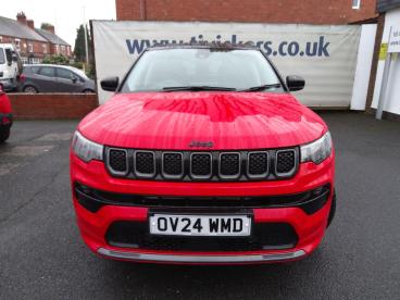 SPOTICAR Jeep Compass 1.3 Gse T4 11.4kwh S Auto 4xe Euro 6 (s/s) 5dr Used Car - Suv Plug-in Hybrid Red - Telford - 1200577027_4