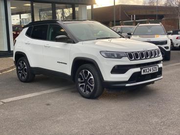 SPOTICAR Jeep Compass 1.3 Gse T4 11.4kwh Limited Auto 4xe Euro 6 (s/s) 5 Used Car - Suv Plug-in Hybrid White - Cheltenham - 1200583398_1