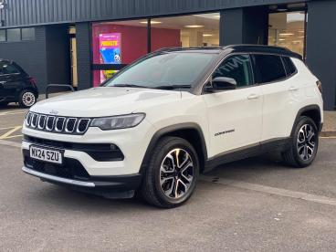 SPOTICAR Jeep Compass 1.3 Gse T4 11.4kwh Limited Auto 4xe Euro 6 (s/s) 5 Used Car - Suv Plug-in Hybrid White - Cheltenham - 1200583398_3
