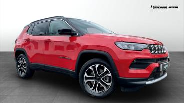 SPOTICAR Jeep Compass 1.3 Gse T4 11.4kwh Limited Auto 4xe Euro 6 (s/s) 5 Used Car - Suv Plug-in Hybrid Red - Canterbury - 1200587461_1