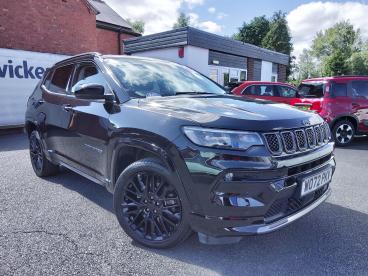 SPOTICAR Jeep Compass 1.3 Gse T4 11.4kwh S Auto 4xe Euro 6 (s/s) 5dr Used Car - Suv Plug-in Hybrid Black - Telford - 1200611048_1