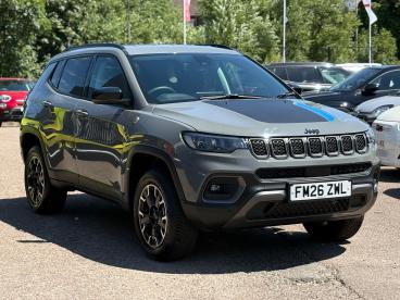 SPOTICAR Jeep Compass 1.3 Gse T4 11.4kwh Trailhawk Auto 4xe Euro 6 (s/s) Used Car - Suv Plug-in Hybrid Grey - Leicester - 1200616227_1