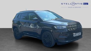 SPOTICAR Jeep Compass 1.3 Gse T4 11.4kwh S Auto 4xe Euro 6 (s/s) 5dr Used Car - Suv Plug-in Hybrid Black - Birmingham - 1200617286_1