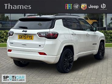 SPOTICAR Jeep Compass 1.3 Gse T4 11.4kwh S Auto 4xe Euro 6 (s/s) 5dr Used Car - Suv Plug-in Hybrid White - Tunbridge Wells - 1200620607_3