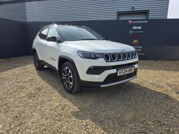 SPOTICAR Jeep Compass 1.3 Gse T4 11.4kwh Limited Auto 4xe Euro 6 (s/s) 5 Used Car - Suv Plug-in Hybrid White - Kings Lynn - 1200622174_1