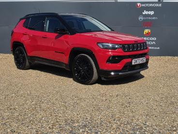 SPOTICAR Jeep Compass 1.5 T4 E-hybrid Mhev S Dct Fwd Euro 6 (s/s) 5dr Used Car - Suv Hybrid Red - Kings Lynn - 1200623657_1