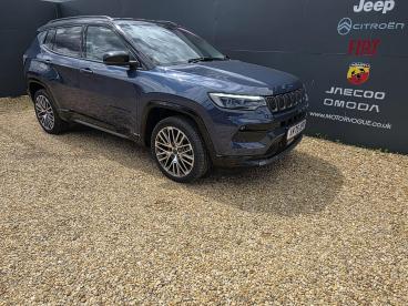 SPOTICAR Jeep Compass 1.3 Gse T4 11.4kwh Summit Auto 4xe Euro 6 (s/s) 5d Used Car - Suv Plug-in Hybrid Blue - Kings Lynn - 1200628964_1