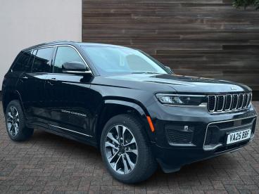 SPOTICAR Jeep Grand Cherokee 2.0 17.3kwh Overland Auto 4xe Euro 6 (s/s) 5dr Used Car - Suv Plug-in Hybrid Black - Swindon - 1200538379_1