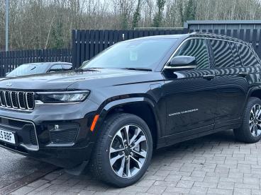 SPOTICAR Jeep Grand Cherokee 2.0 17.3kwh Overland Auto 4xe Euro 6 (s/s) 5dr Used Car - Suv Plug-in Hybrid Black - Swindon - 1200538379_3