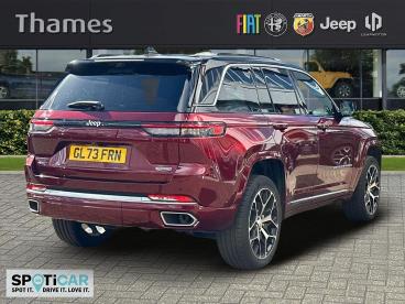 SPOTICAR Jeep Grand Cherokee 2.0 17.3kwh Summit Reserve Auto 4xe Euro 6 (s/s) 5 Used Car - Suv Plug-in Hybrid Red - Tunbridge Wells - 1200595176_3