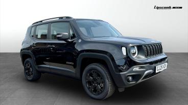 SPOTICAR Jeep Renegade 1.3 Gse T4 11.4kwh Overland Auto 4xe Euro 6 (s/s) Used Car - Suv Plug-in Hybrid Black - Canterbury - 1200527932_1