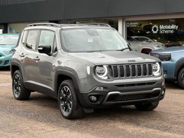 SPOTICAR Jeep Renegade 1.3 Gse T4 11.4kwh Overland Auto 4xe Euro 6 (s/s) Used Car - Suv Plug-in Hybrid Grey - Leicester - 1200556806_1