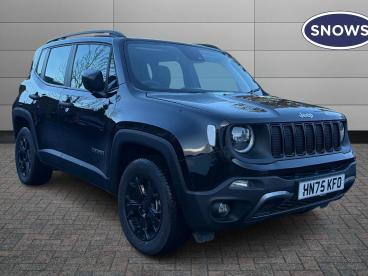 SPOTICAR Jeep Renegade 1.3 Gse T4 11.4kwh Overland Auto 4xe Euro 6 (s/s) Used Car - Suv Plug-in Hybrid Black - Southampton - 1200560688_1