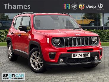 SPOTICAR Jeep Renegade 1.5 T4 E-hybrid Mhev Altitude Dct Euro 6 (s/s) 5dr Used Car - Suv Hybrid Red - Tunbridge Wells - 1200565849_1