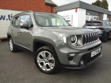 SPOTICAR Jeep Renegade 1.3 Gse T4 11.4kwh Limited Auto 4xe Euro 6 (s/s) 5 Used Car - Suv Plug-in Hybrid Grey - Telford - 1200581754_1