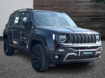 SPOTICAR Jeep Renegade 1.3 Gse T4 11.4kwh Trailhawk Auto 4xe Euro 6 (s/s) Used Car - Suv Plug-in Hybrid Black - Swindon - 1200590982_1