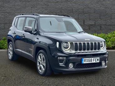 SPOTICAR Jeep Renegade 1.3 Gse T4 Limited Ddct Euro 6 (s/s) 5dr Used Car - Suv Petrol Black - Weymouth - 1200592689_1