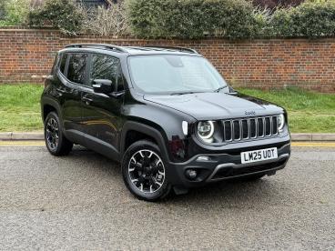 SPOTICAR Jeep Renegade 1.3 Gse T4 11.4kwh Upland Auto 4xe Euro 6 (s/s) 5d Used Car - Suv Plug-in Hybrid Black - Hemel Hempstead - 600595459_1