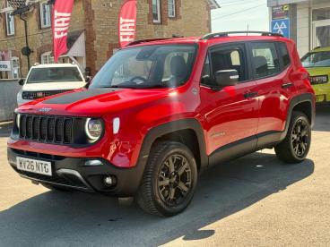 SPOTICAR Jeep Renegade 1.3 Gse T4 11.4kwh Overland Auto 4xe Euro 6 (s/s) Used Car - Suv Plug-in Hybrid Red - Chippenham - 1200596395_3