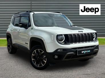 SPOTICAR Jeep Renegade 1.3 Gse T4 11.4kwh Trailhawk Auto 4xe Euro 6 (s/s) Used Car - Suv Plug-in Hybrid White - Horsham - 1200606901_1