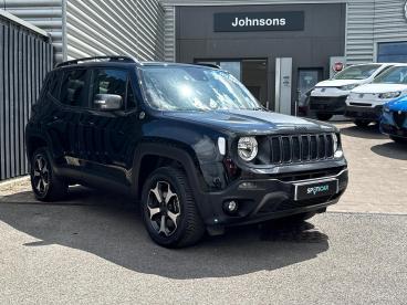 SPOTICAR Jeep Renegade 1.3 Gse T4 11.4kwh Trailhawk Auto 4xe Euro 6 (s/s) Used Car - Suv Plug-in Hybrid Black - Swindon - 1200610510_2