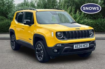 SPOTICAR Jeep Renegade 1.3 Gse T4 11.4kwh Trailhawk Auto 4xe Euro 6 (s/s) Used Car - Suv Plug-in Hybrid Yellow - Southampton - 1200631773_1