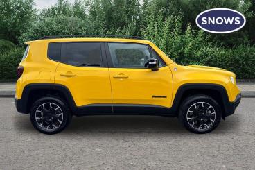 SPOTICAR Jeep Renegade 1.3 Gse T4 11.4kwh Trailhawk Auto 4xe Euro 6 (s/s) Used Car - Suv Plug-in Hybrid Yellow - Southampton - 1200631773_4