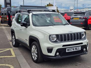 SPOTICAR Jeep Renegade 1.3 Gse T4 11.4kwh Limited Auto 4xe Euro 6 (s/s) 5 Used Car - Suv Plug-in Hybrid White - Cheltenham - 1200634347_1