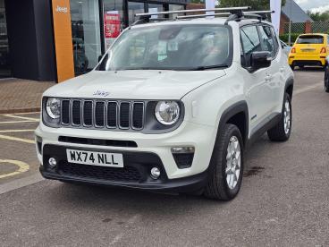 SPOTICAR Jeep Renegade 1.3 Gse T4 11.4kwh Limited Auto 4xe Euro 6 (s/s) 5 Used Car - Suv Plug-in Hybrid White - Cheltenham - 1200634347_3