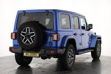 SPOTICAR Jeep Wrangler 2.0 Gme Sahara Auto 4wd Euro 6 (s/s) 4dr Used Car - Suv Petrol Blue - Epsom - 1200534191_3