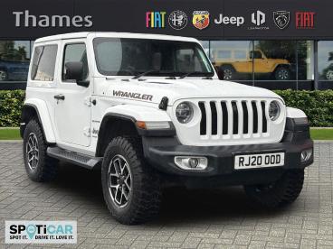 SPOTICAR Jeep Wrangler 2.0 Gme Sahara Auto 4wd Euro 6 (s/s) 2dr Used Car - Suv Petrol White - Slough - 600554665_1