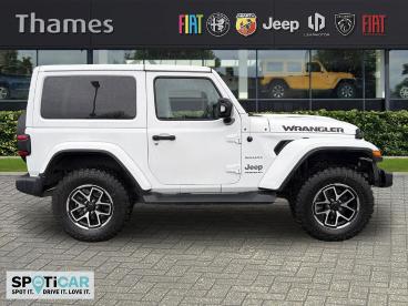 SPOTICAR Jeep Wrangler 2.0 Gme Sahara Auto 4wd Euro 6 (s/s) 2dr Used Car - Suv Petrol White - Slough - 600554665_2